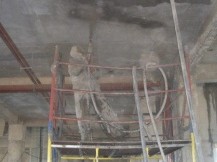 Ремонт перекрытия торкрет бетоном