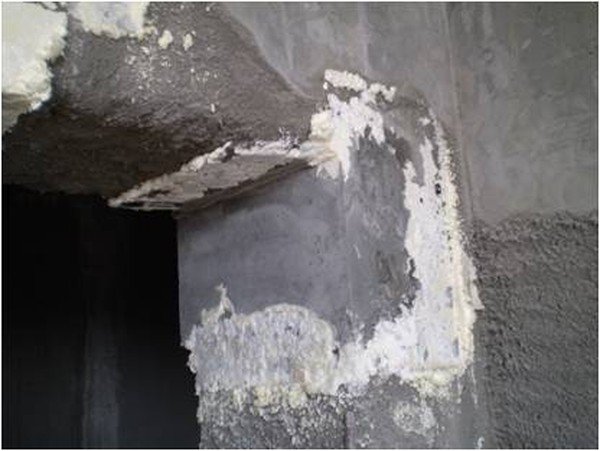 Миракс плаза – заполнение полостей в стенах центрального ядра - фото 4